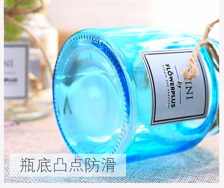 Hoa khô trang trí, hoa, bình thủy canh trang trí bình hoa, chai trang trí văn phòng, khách sạn, xanh, nước, hoa, hoa - Vase / Bồn hoa & Kệ chậu sứ trồng cây cỡ lớn