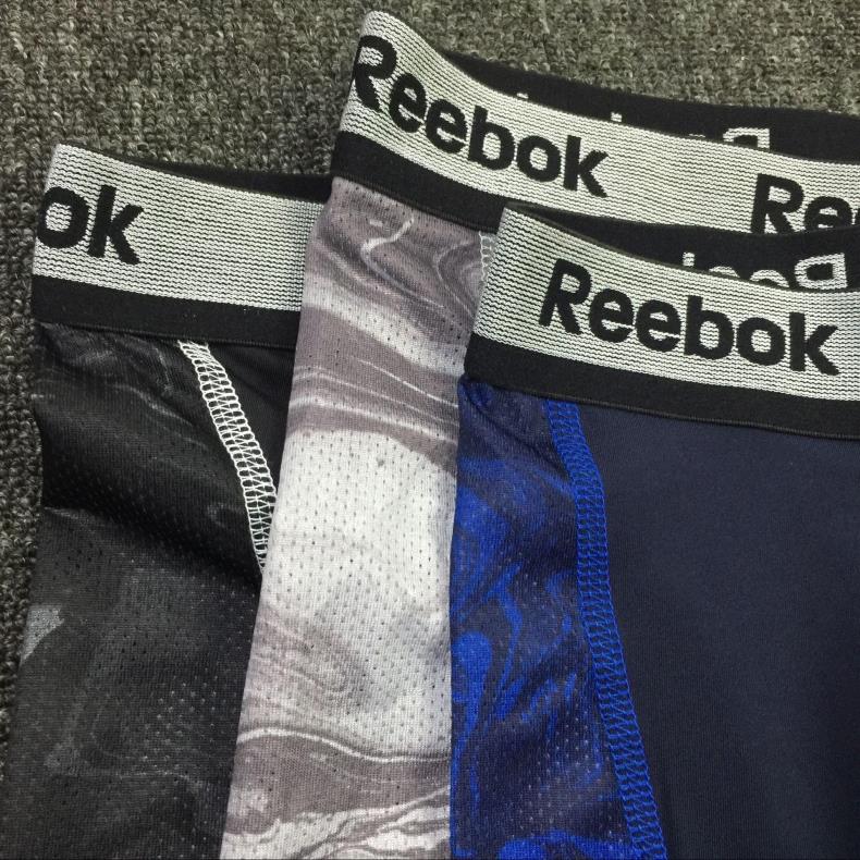 Купить Трусы 加长版 两侧透气 男士专业运动速干平角内裤 透气弹力打底 Reebok в интернет-магазине с ...