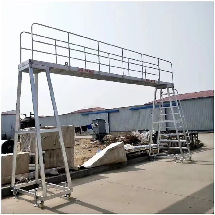 Elevator manufacturer direct sales ladder door aluminum alloy scaffolding climb scaffolding platform ascending mobile elevator
