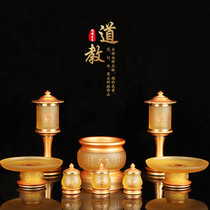 Taiwans glazed Taoist Statue for a fitting Tai Chi Gossip Fragrant Oven Fruit Tray for the Divine Gods for Divine Supplies