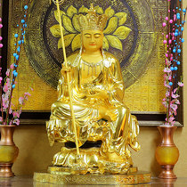 Taiwan 80 cm stick to the Tibetan Buddha statue for household pure copper Tibetan Buddha statue