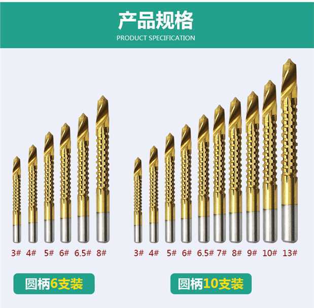 lưỡi cưa vòng	 Kéo khoan Saw Saw Khoan chế biến gỗ 3-8mm Công cụ phần cứng Công cụ cắt Khe Saw Bit Set Khoan Twist Khoan mũi khoét sắt