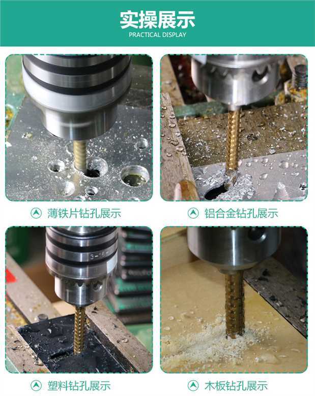 Kéo khoan Saw Saw Khoan chế biến gỗ 3-8mm Công cụ phần cứng Công cụ cắt Khe Saw Bit Set Khoan Twist Khoan lưỡi cưa bàn trượt