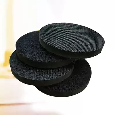 1 inch 6 inch sponge cushion flocking sandpaper tray Velcro waxing polishing protection pad shock pad