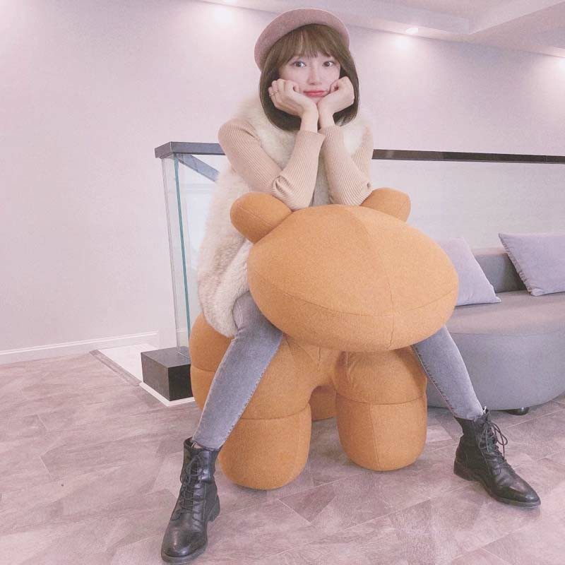 PonyChair Fiberglass Art Pony Chair Creative Living Room Chair Riding Dog Kids Hug Strange Chair