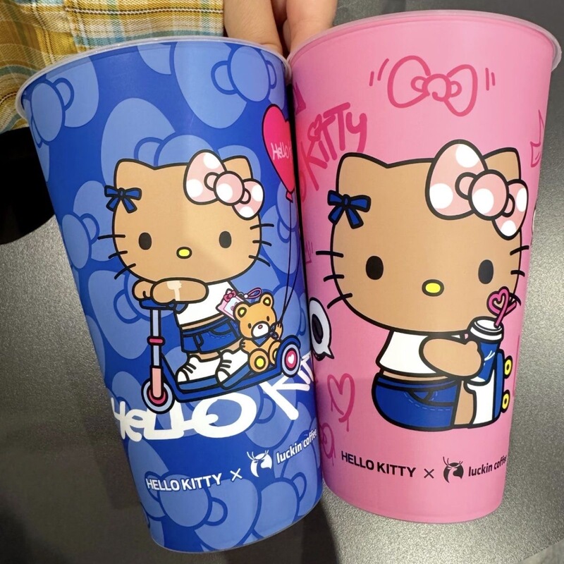 【Guaranteed Authentic and Brand New】【Original】Luckin Coffee X Hello Kitty Collaboration Pp Cup Extra Large Cup Hello Kitty 【Guaranteed Authentic and Brand New】【Original】Luckin Coffee X Hello Kitty Collaboration Pp Cup Extra Large Cup Hello Kitty