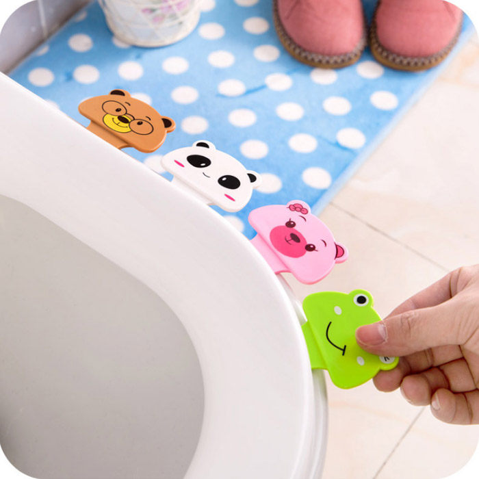 Lift toilet lid handle cartoon lid lifter portable flipper toilet handle lifter