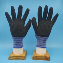 Chuangxin L858 gloves labor protection wear-resistant work non-slip breathable latex foam dipped construction site work protection men