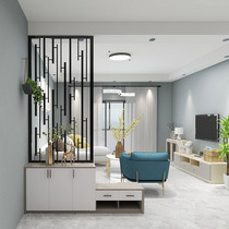 Modern simple living room screen partition light luxury glass wall decoration bedroom shielding bathroom imitation hollow porch
