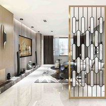 Modern simple entry living room glass screen partition wall decoration double-sided light luxury wash basin porch simple