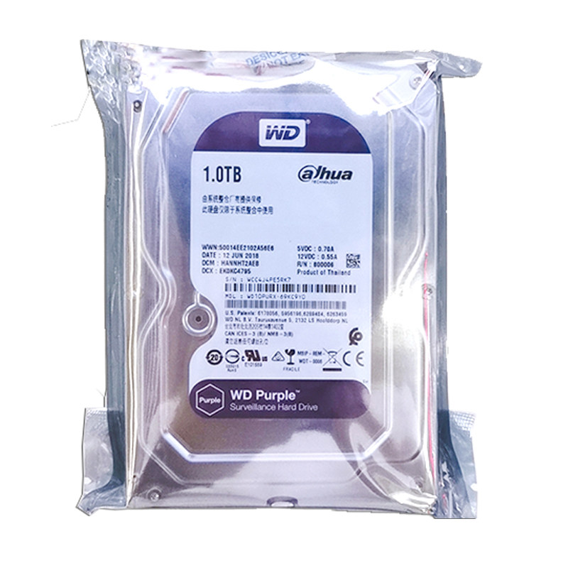 Big Wah Surveillance Special Hard Disc 1TB 1TB 2TB 3TB 4TB 6TB 6TB Surveillance Purple Disc WD Western Digital