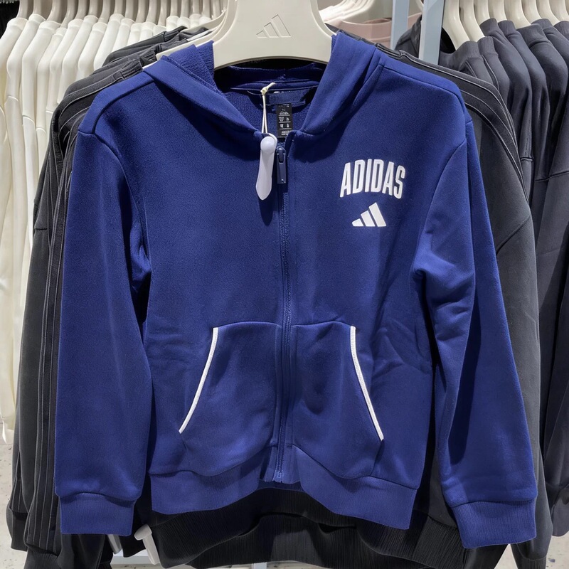 Jiajia Genuine Adidas Zipper Hooded Sweatshirt Thin Terry Spring and Autumn Hoodie Jacket Jw2390 Jiajia Genuine Adidas Zipper Hooded Sweatshirt Thin Terry Spring and Autumn Hoodie Jacket Jw2390