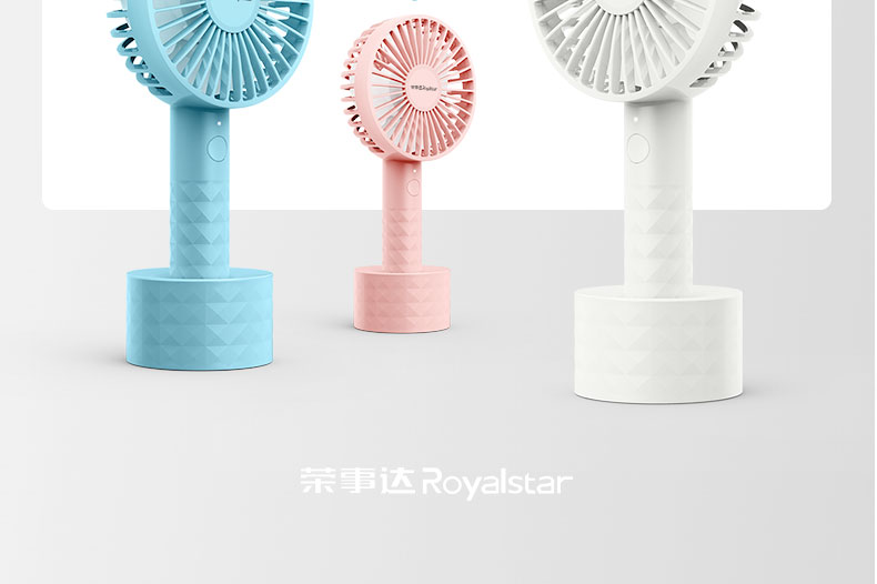 giá quạt công nghiệp điện cơ Rongshida usb nhỏ quạt mini cầm tay sinh viên quạt ký túc xá có thể sạc lại cầm tay quạt cầm tay - Quạt điện quạt trần cánh xếp