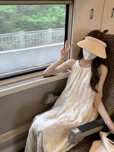 Длинное сверхдлинное платье без рукавов, длинная длинная юбка, китайский стиль, эффект подтяжки