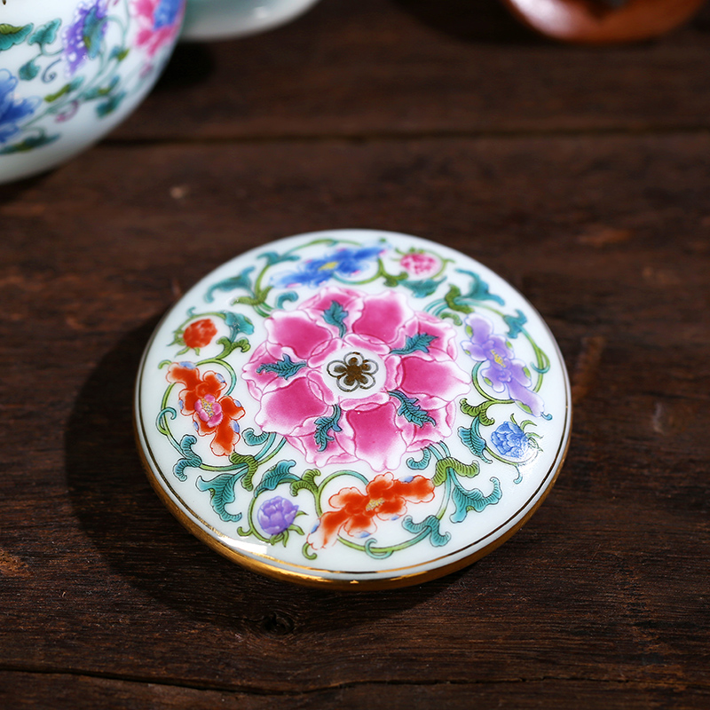 Red xin made ceramic cups with cover filter water mark jingdezhen celadon office tea cup