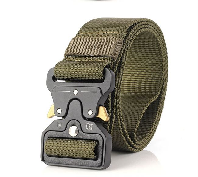 Đừng nhầm lẫn chim Cobra chiến thuật vành đai nam quân đội quạt vải đào tạo ngoài trời QC4167X độc quyền cuộc sống bảo tàng sống độc quyền - Thắt lưng thắt lưng cá sấu