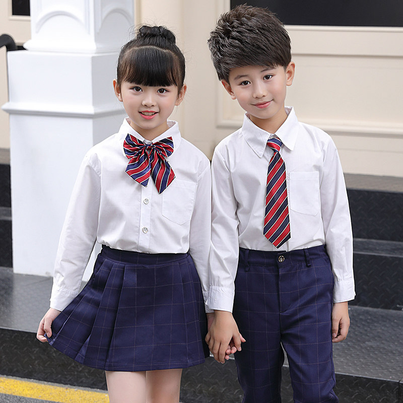 Children's baby bag trousers suit boys and girls chorus clothing primary school students recitation performance clothing singing competition recitation clothing