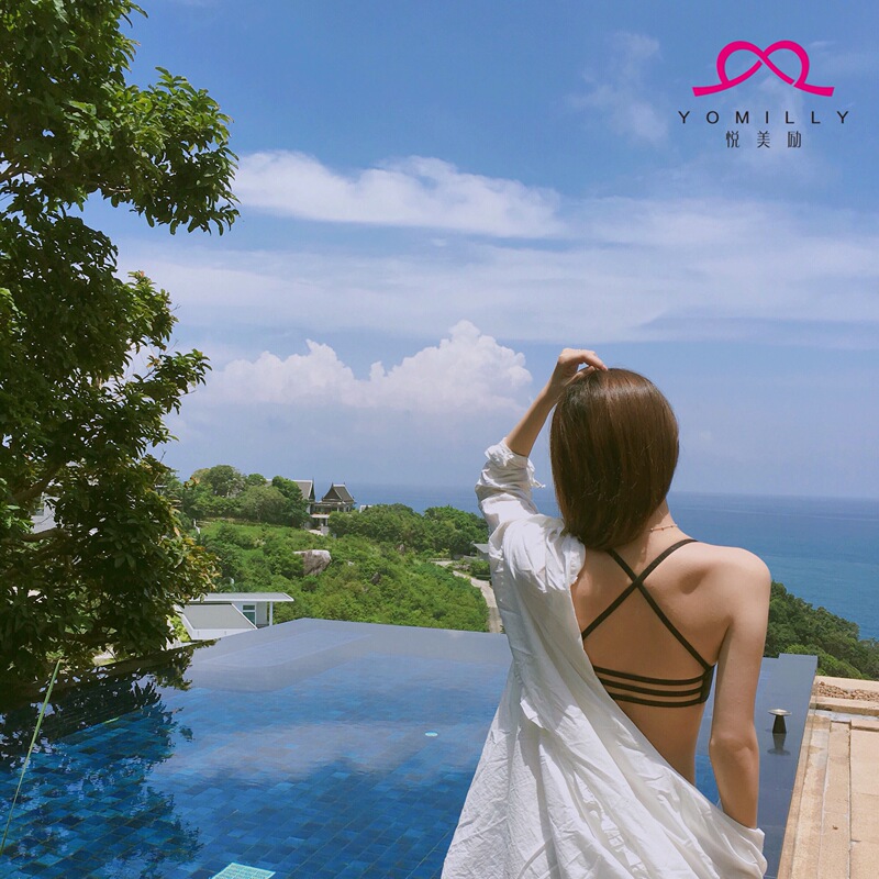 Fan-Favorite Price 【Joyful Heart】 Front-Clasp Deep V Beautiful Back Four-Way Wear Soft Underwire Shaping Push-Up Bra