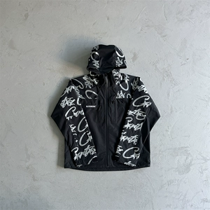 Corteiz Shell Jacket Мужская мягкая водонепроницаемая светоотражающая куртка CRTZ Светоотражающая
