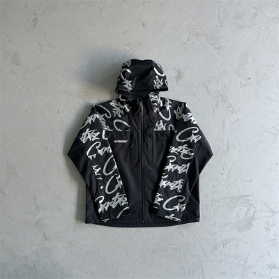 Corteiz Shell Jacket Мужская мягкая водонепроницаемая светоотражающая куртка CRTZ Светоотражающая