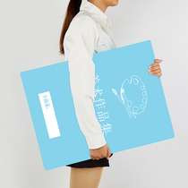 Student 4-open picture album storage album star poster collection folder 4k folder information album art collection folder printing