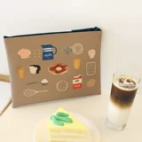 Tide, свежая мультяшная маленькая сумка клатч, система хранения, Южная Корея, 9.7 дюймов