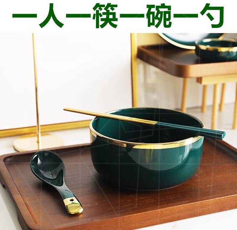 One Person, One Chopstick, One Bowl, One Spoon, Bowl and Chopsticks Set for One Person, Exquisite and Beautiful Bowl and Tableware, One-Person Ceramic Set One Person, One Chopstick, One Bowl, One Spoon, Bowl and Chopsticks Set for One Person, Exquisite and Beautiful Bowl and Tableware, One-Person Ceramic Set