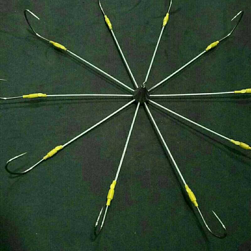 Anchor Hook, Visible Anchor Fish Hook, Ten-Claw Anchor Hook, Visible Fishing Rod, Underwater Probe, Selected Model, Visible Disc Hook, Chicken Claw Hook