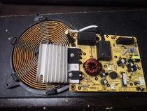 Midea induction cooker C21-FK2101 motherboard TM-S1-01D-E 01W-A 5-pin with coil heating plate