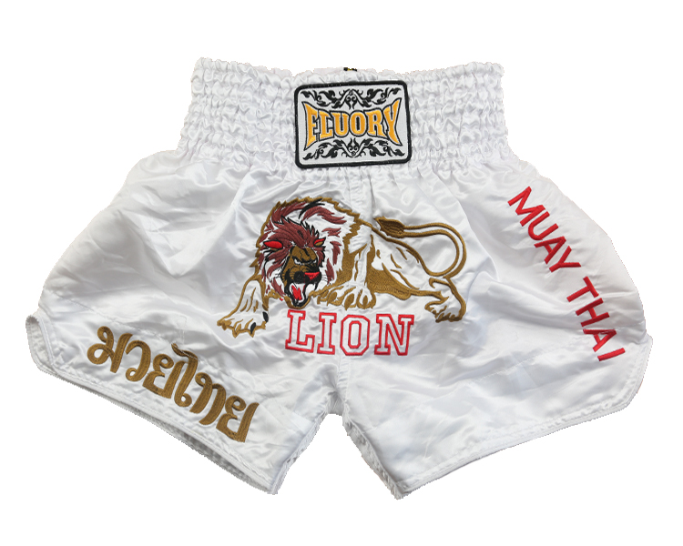 Fluory Muay Thai shorts men's boxing punch training fitness clothes adult Sanda mma pants women