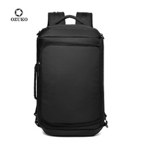 ozuko computer business travel bag waterproof Oxford cloth mens portable luggage outdoor sports multifunctional backpack