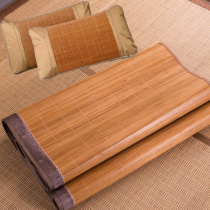 Pillow case mat folding summer single 0 9m student summer bed mat dual-purpose bamboo mat pillow straw mat