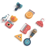 Детский набор реквизита подходит для мужчин и женщин, мультяшная игрушка из мягкой резины, подарок на день рождения