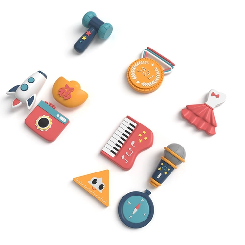 Детский набор реквизита подходит для мужчин и женщин, мультяшная игрушка из мягкой резины, подарок на день рождения