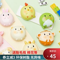 12 zodiac baby teeth memorial box Girl boy creative cute storage box Tooth change storage box Fetal hair collection