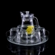 Bộ ly thủy tinh 6 gói Ấm đun nước Bộ ly trà chịu nhiệt châu Âu Cup Cup Tea Cup Juice Cup Cup Cup - Tách