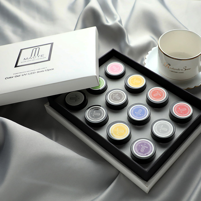 New 12-color professional nail painting shop Maisie painting glue MACYE nail teacher professional hook glue