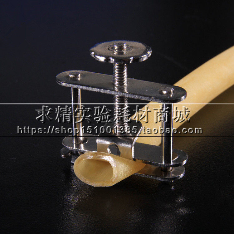 求精实验 螺丝止水夹 螺旋止水夹 镀锌止水夹 乳胶管夹
