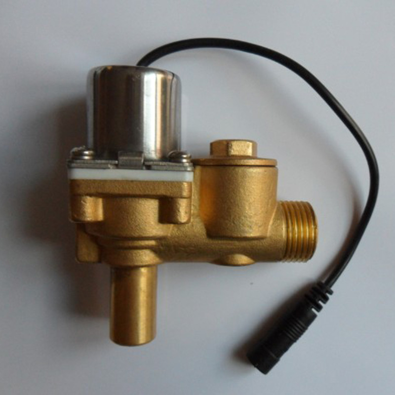 Urinal induction copper solenoid valve Integrated toilet flush valve 6VDC DC sensor control valve