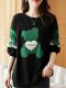 September Momo European goods plus velvet sweater women's 2022 winter loose capless padded top slimming dropped shoulder sleeve jacket