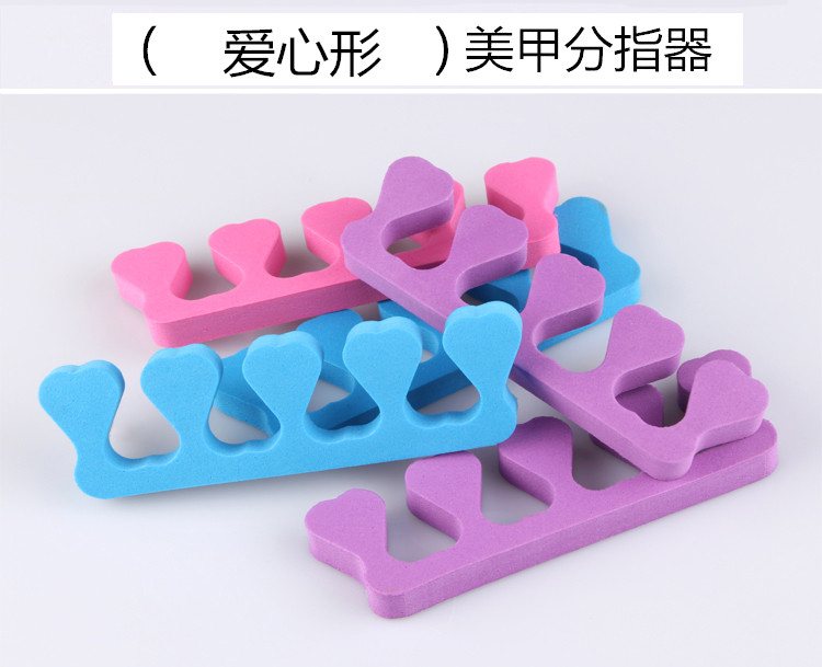 Dụng cụ làm móng tay cung cấp Sponge Toe Nail Ba Lan Làm móng tay Bông ngón tay tách ngón tay bộ làm móng