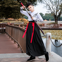 Ancient clothes mens mens mens swordman gowns gowns gowns Gongfeng Tang Dynasty mens fairy qi Ku Kanyu Mens Gongzi Superfairy Wang Gongfu