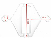 Wardrobe storage layer hook clothing hook single shot special photo clothing storage adhesive hook