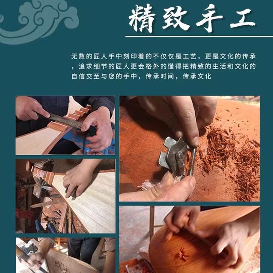 琵琶乐器酸枝木成人初学专业考级演奏级琵琶琴老红木大叶紫檀琴