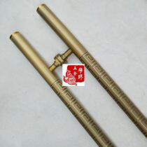 Chinese antique carving gate handle handle handle Hotel Club glass door antique bronze handle European style