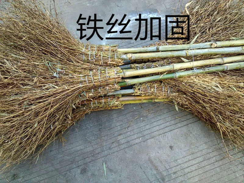Hot selling iron wire bamboo sweep to sweep the long handle broom site sanitation property with clean sweep plastic sweeping ruby