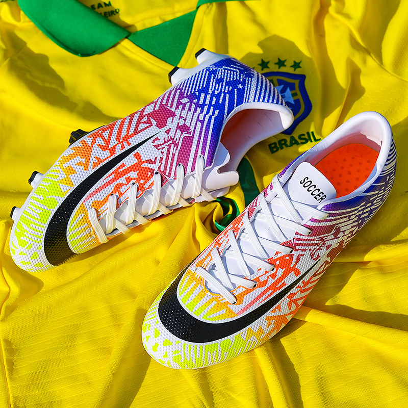 C Rossy Soccer Shoes Men and Women Shoes Small Small Small Small Fractures TF Child AG Messi Cr Students 7 Adults Training Anti-skiing Shoes