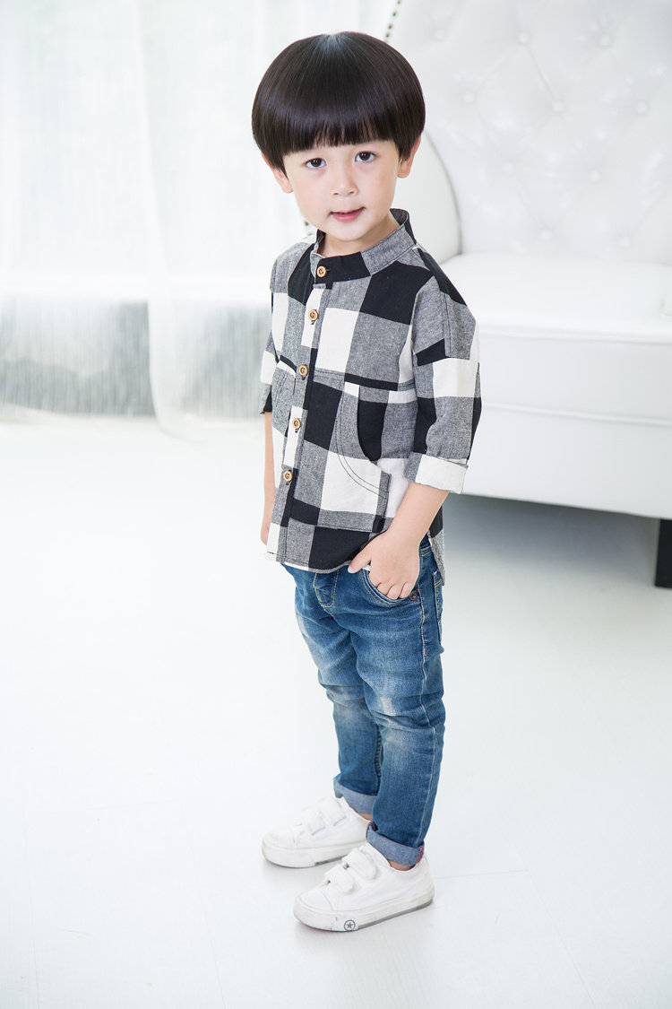 Chemise garcon à manche longue - Ref 2072864 Image 29