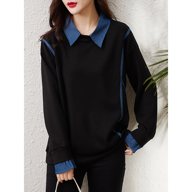 Foreign trade exports Italian women's clothing brand cut-off single-tail single-tail cowboy coloured air cotton jacket