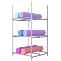Warehouse shelves multi-layer storage racks warehouse heavy-duty clothing cloth steel shelves assembly iron pipe shelves
